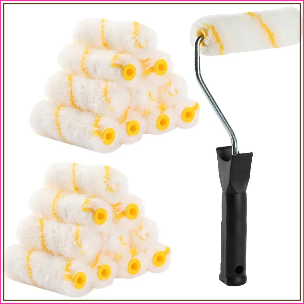 4-Inch Paint Roller Set with 20 Covers - Perfect for Trim & Tight Spaces
4-Inch Paint Roller Set with 20 Covers - Perfect for Trim & Tight Spaces