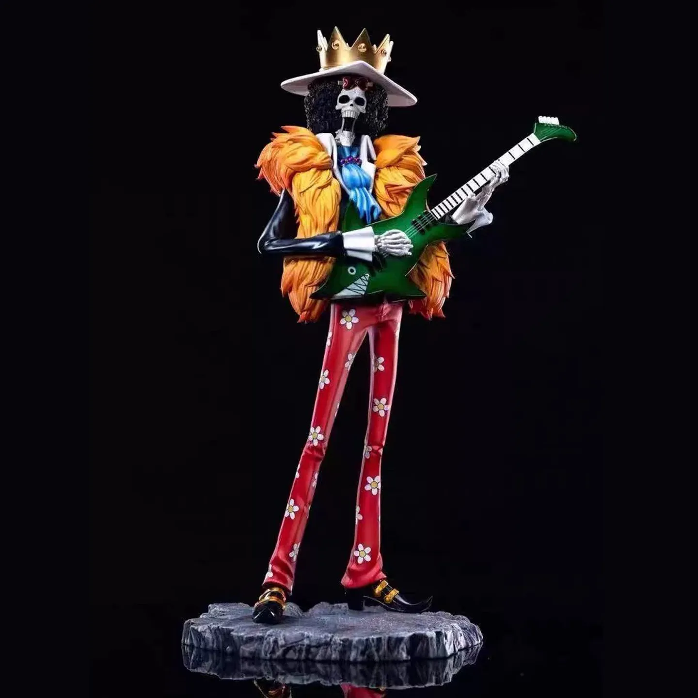 One Piece Soul King Brook Gk Figure With Guitar Anime Peripheral Trendy Toy Tabletop Decoration Ornament For Anime Fans
One Piece Soul King Brook Gk Figure With Guitar Anime Peripheral Trendy Toy Tabletop Decoration Ornament For Anime Fans