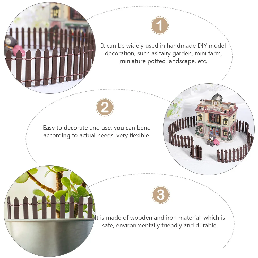 2Pcs Mini Garden Mini Plant Accessory Durable Fence Decor Flexible DIY Craft Christmas Garden Fence Tree Decor
2Pcs Mini Garden Mini Plant Accessory Durable Fence Decor Flexible DIY Craft Christmas Garden Fence Tree Decor