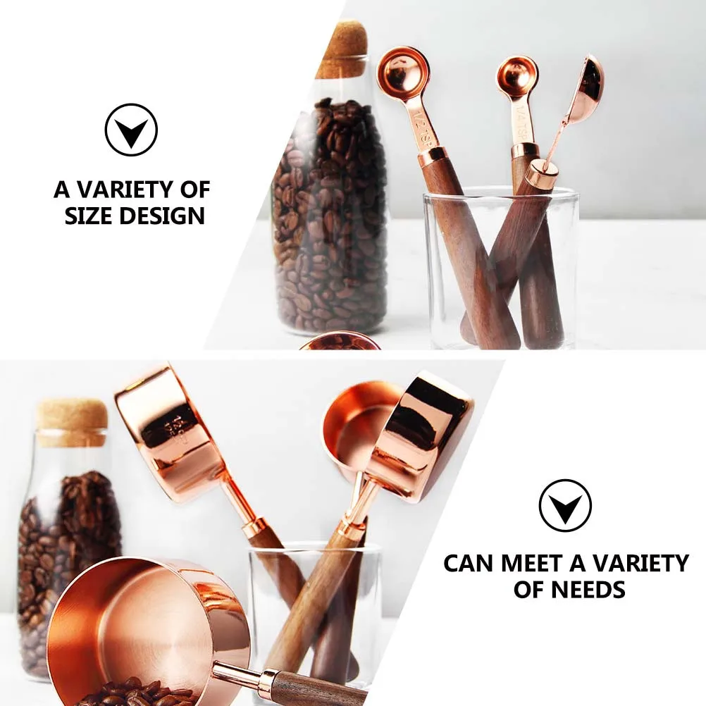 1Set Measuring Cup Spoon Set Stainless Steel Walnut Design Double Graduated Scale Baking Kitchen Supply 
1Set Measuring Cup Spoon Set Stainless Steel Walnut Design Double Graduated Scale Baking Kitchen Supply