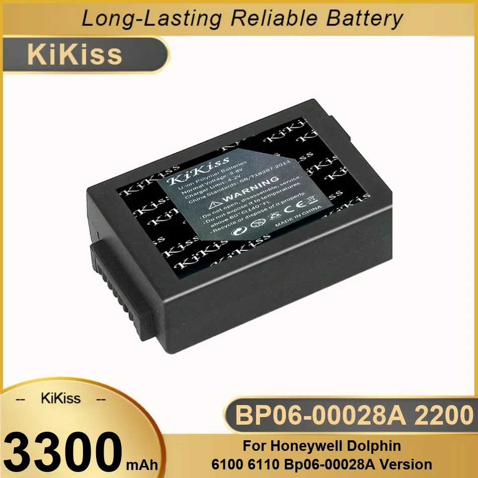 3300mAh For Honeywell Dolphin 6100 6110 BP06-00028A Version 2200mAh Good Low-Temperature Performance Battery
3300mAh For Honeywell Dolphin 6100 6110 BP06-00028A Version 2200mAh Good Low-Temperature Performance Battery