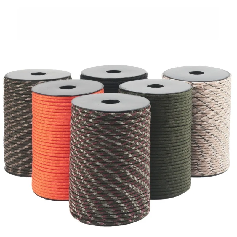 100-метровый 9-жильный плетеный шнур для активного отдыха, кемпинга, выживания в экстренных ситуациях, для самостоятельного изготовления браслетов
100-метровый 9-жильный плетеный шнур для активного отдыха, кемпинга, выживания в экстренных ситуациях, для самостоятельного изготовления браслетов