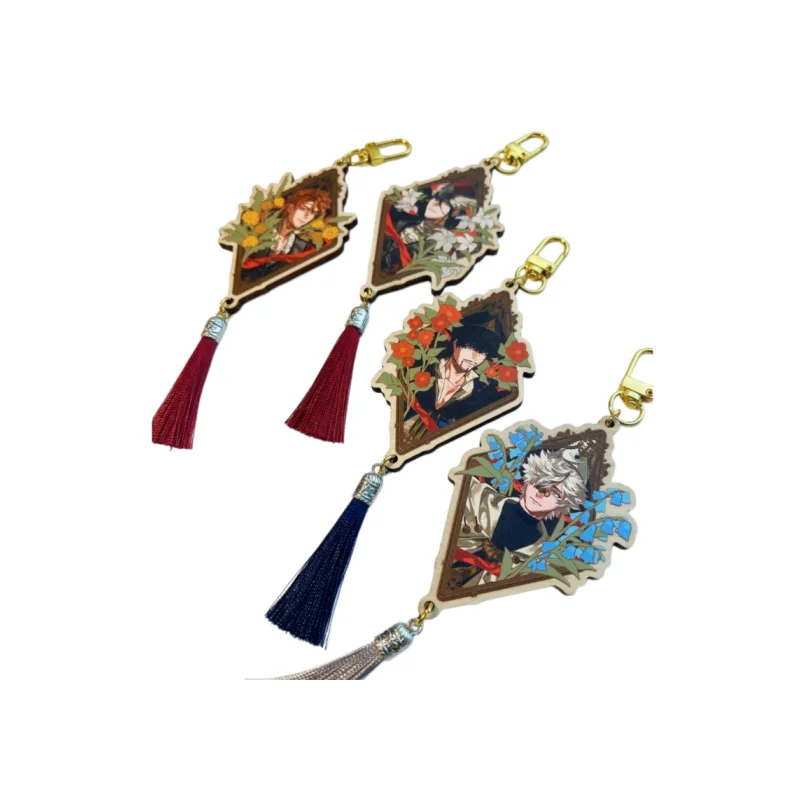Witch Hat Atelier Wooden Keychain Set Vintage Rhombus Shape Tassel Anime Bag Charm Decor Gift Witch Hat Atelier Fans Collectors
Witch Hat Atelier Wooden Keychain Set Vintage Rhombus Shape Tassel Anime Bag Charm Decor Gift Witch Hat Atelier Fans Collectors