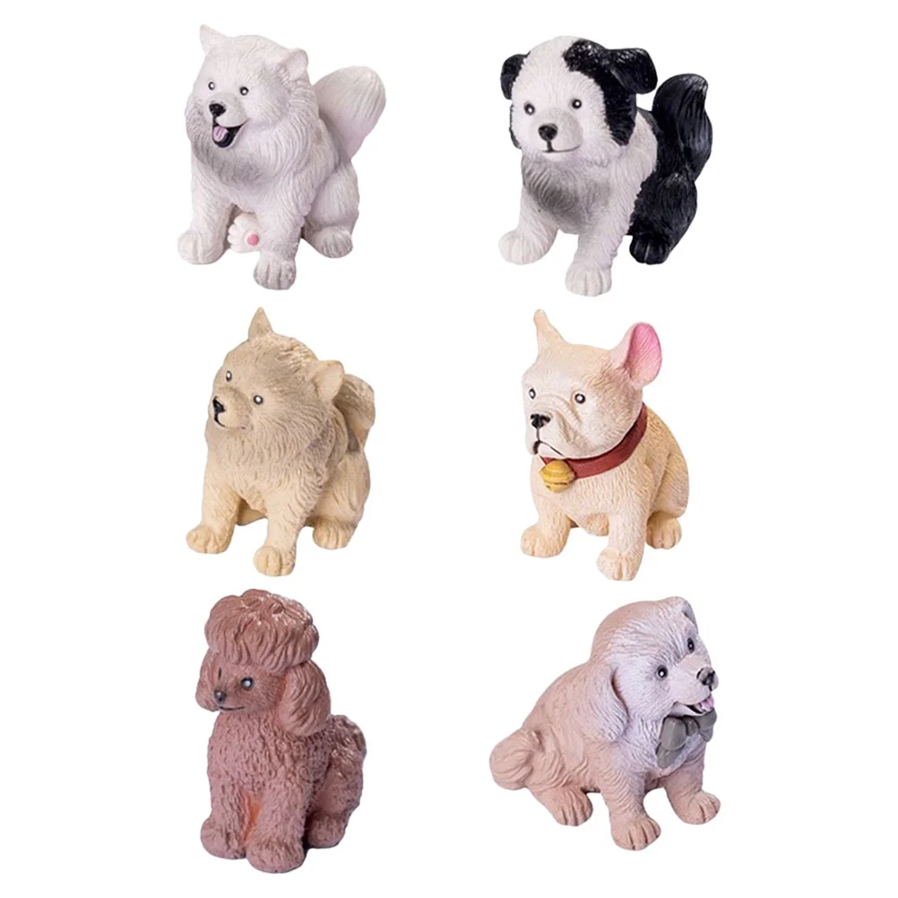 6 Pcs Micro Landscape Dog Statue Puppy Toys Figurines for Kids Cupcake Toppers Child
6 Pcs Micro Landscape Dog Statue Puppy Toys Figurines for Kids Cupcake Toppers Child