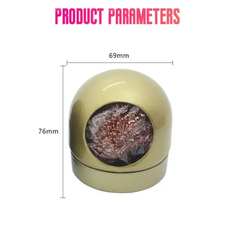 Soldering Iron Tip Cleaner Ball Rustproof Copper Coil with Non-slip Holder Water-free for DIY Electronic Repair Projects
Soldering Iron Tip Cleaner Ball Rustproof Copper Coil with Non-slip Holder Water-free for DIY Electronic Repair Projects