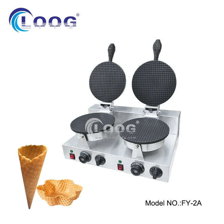 Stainless Steel Nonstick Coating Egg Roll Making Machine 110V 220V Commercial Double Head Ice Cream Waffle Cone Maker For Sale
Stainless Steel Nonstick Coating Egg Roll Making Machine 110V 220V Commercial Double Head Ice Cream Waffle Cone Maker For Sale