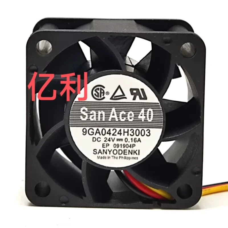 SANYO DENKI 9GA0424H3003 DC 24 В 0,16 А 40x40x28 мм 3-проводной охлаждающий вентилятор для сервера
SANYO DENKI 9GA0424H3003 DC 24 В 0,16 А 40x40x28 мм 3-проводной охлаждающий вентилятор для сервера