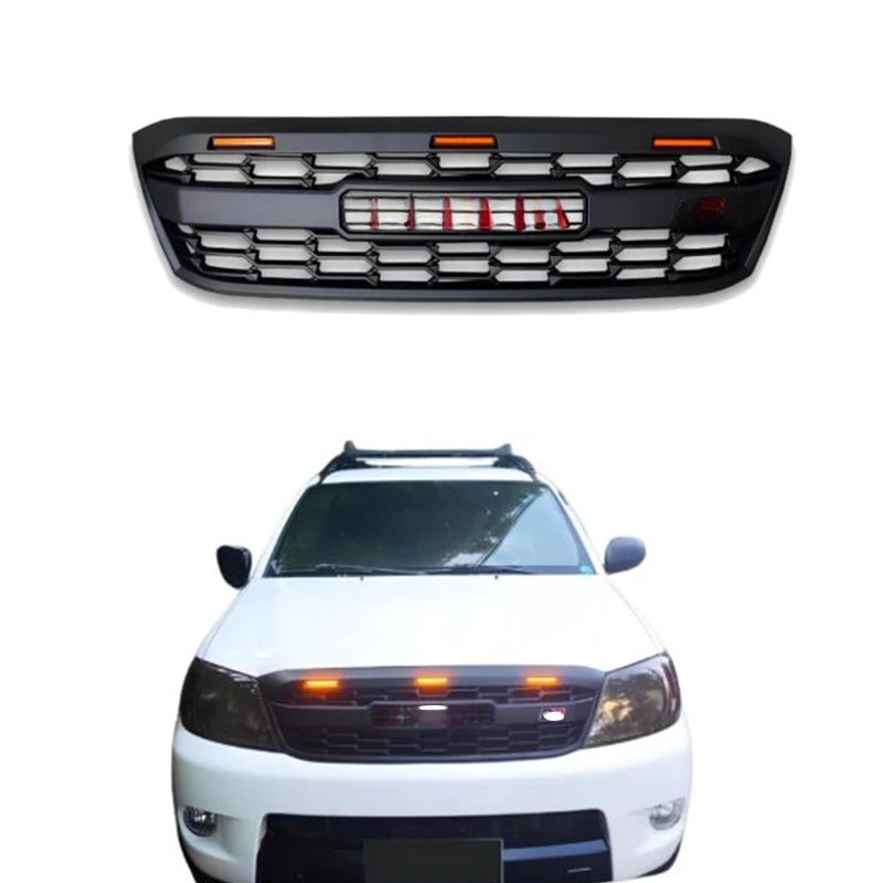 Hot Sale Plastic ABS 4X4 Offroad Car Accessories Upgrade Tuning Front Grilles Light Amber for Hilux Vigo
Hot Sale Plastic ABS 4X4 Offroad Car Accessories Upgrade Tuning Front Grilles Light Amber for Hilux Vigo