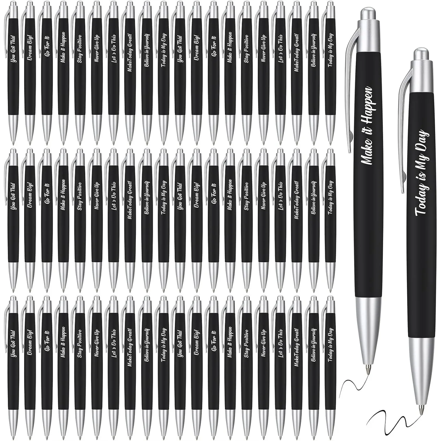 100 Pcs Inspirational Metal Ballpoint Pens Bulk Employee Appreciation Gifts Motivational Quote for Coworker Office Staff Thank
100 Pcs Inspirational Metal Ballpoint Pens Bulk Employee Appreciation Gifts Motivational Quote for Coworker Office Staff Thank