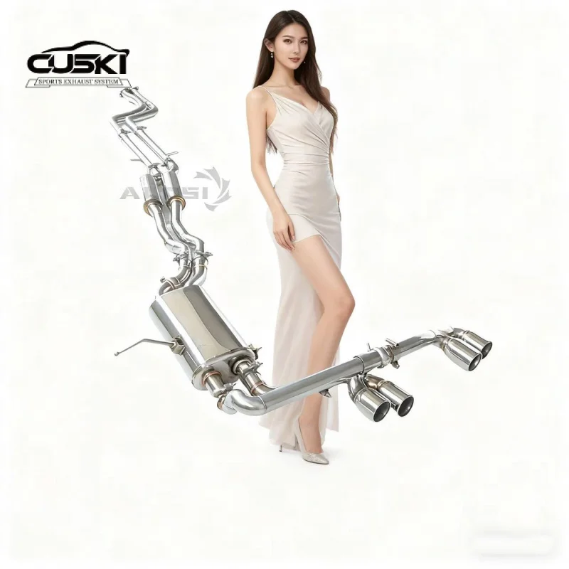 Выхлопные детали из нержавеющей стали, выхлопная труба Catback для BMW 325 E46 2,5, высокопроизводительная выхлопная система с интеллектуальным клапаном
Выхлопные детали из нержавеющей стали, выхлопная труба Catback для BMW 325 E46 2,5, высокопроизводительная выхлопная система с интеллектуальным клапаном