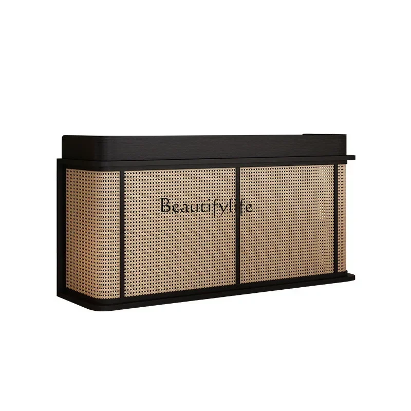 ld 38 Bed and breakfast rattan wabi sabi wind checkout page store small restaurant entrance information desk reception
ld 38 Bed and breakfast rattan wabi sabi wind checkout page store small restaurant entrance information desk reception