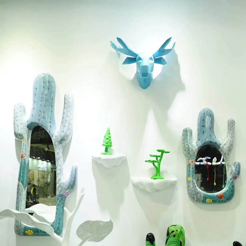 Modern Shanghai Fashion Home Show Hand Painted Cactus Touch Mirror FRP Dome Resin Material Clothing Store Art Decoration
Modern Shanghai Fashion Home Show Hand Painted Cactus Touch Mirror FRP Dome Resin Material Clothing Store Art Decoration