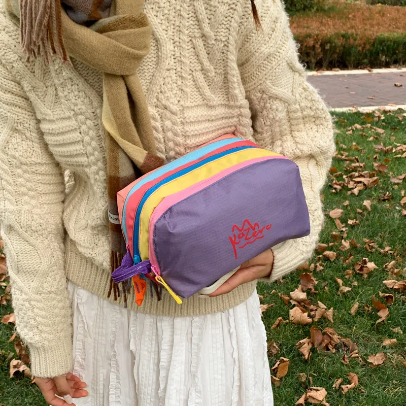 Косметичка Dopamine Color Blocking для женщин, с несколькими отделениями, большой вместимости, повседневная сумка для хранения, дорожная водонепроницаемая сумка для туалетных принадлежностей
Косметичка Dopamine Color Blocking для женщин, с несколькими отделениями, большой вместимости, повседневная сумка для хранения, дорожная водонепроницаемая сумка для туалетных принадлежностей