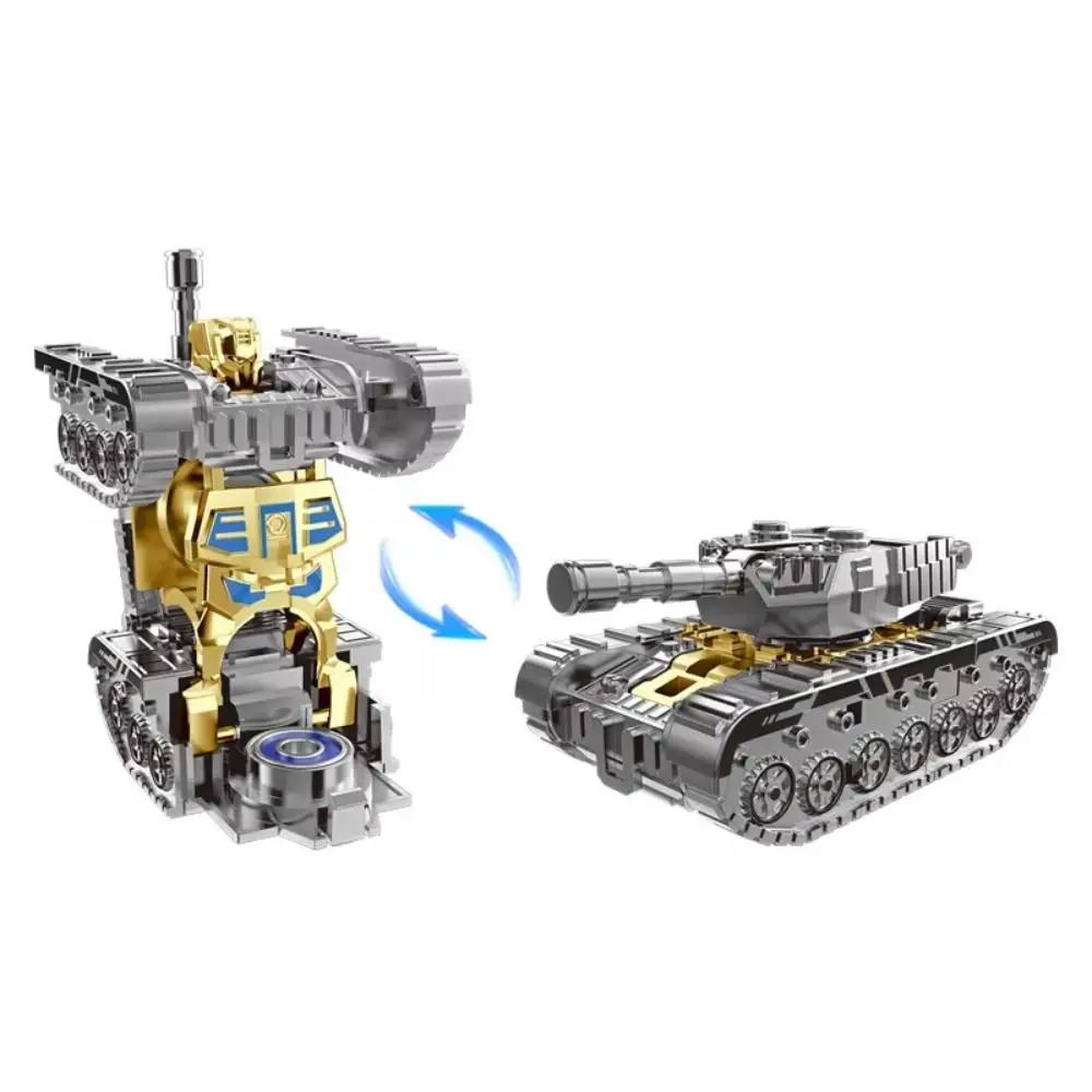 2 in 1 Deformed Tanks Robot Fidget Gyro Plastic Non-slip Fingertip Decompression Toy Silent Rotational Fingertip Gyro Adult
2 in 1 Deformed Tanks Robot Fidget Gyro Plastic Non-slip Fingertip Decompression Toy Silent Rotational Fingertip Gyro Adult
