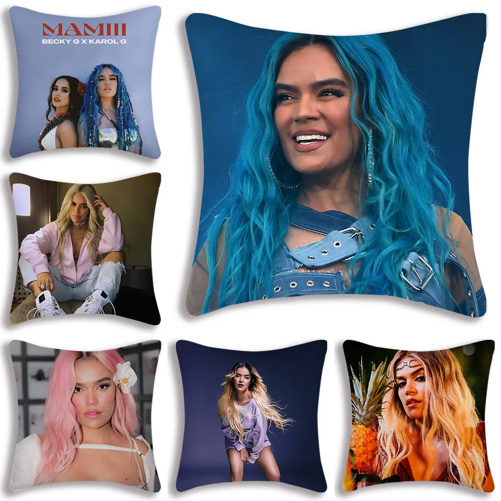 K-Karol G Pillow Covers Cartoon Sofa Decorative Home Double-sided Printing Short Plush Cute Cushion Cover
K-Karol G Pillow Covers Cartoon Sofa Decorative Home Double-sided Printing Short Plush Cute Cushion Cover