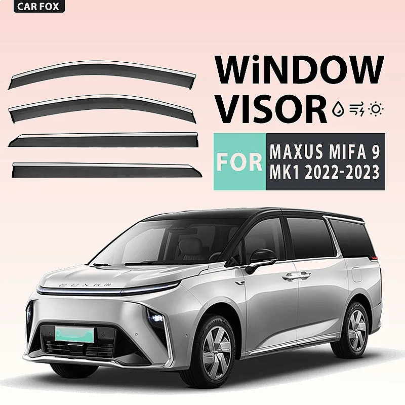 For MAXUS MIFA 9 2022-2025 Car Window Visor Rain Sun Shade Awning Side Windshield Auto Accessories
For MAXUS MIFA 9 2022-2025 Car Window Visor Rain Sun Shade Awning Side Windshield Auto Accessories