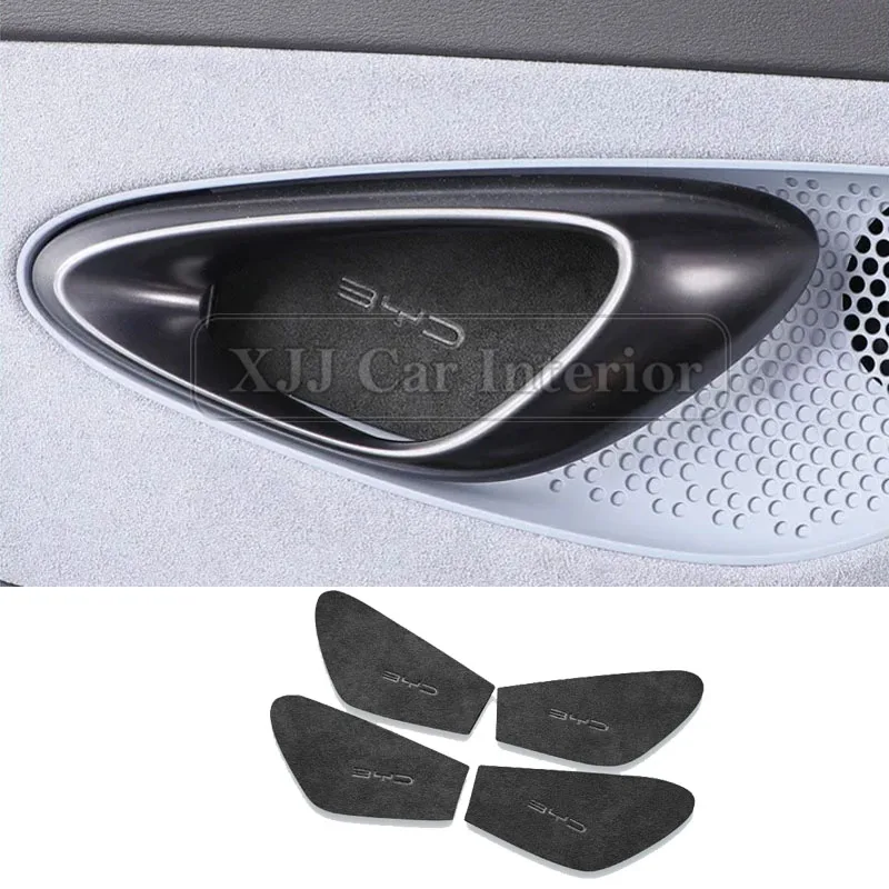 Suede For BYD Seal DMi EV Atto 4 2022-2026 Car Inner Door Bowl Handle Patch Frame Trim Covers 4pcs Stickers Interior Accessories
Suede For BYD Seal DMi EV Atto 4 2022-2026 Car Inner Door Bowl Handle Patch Frame Trim Covers 4pcs Stickers Interior Accessories