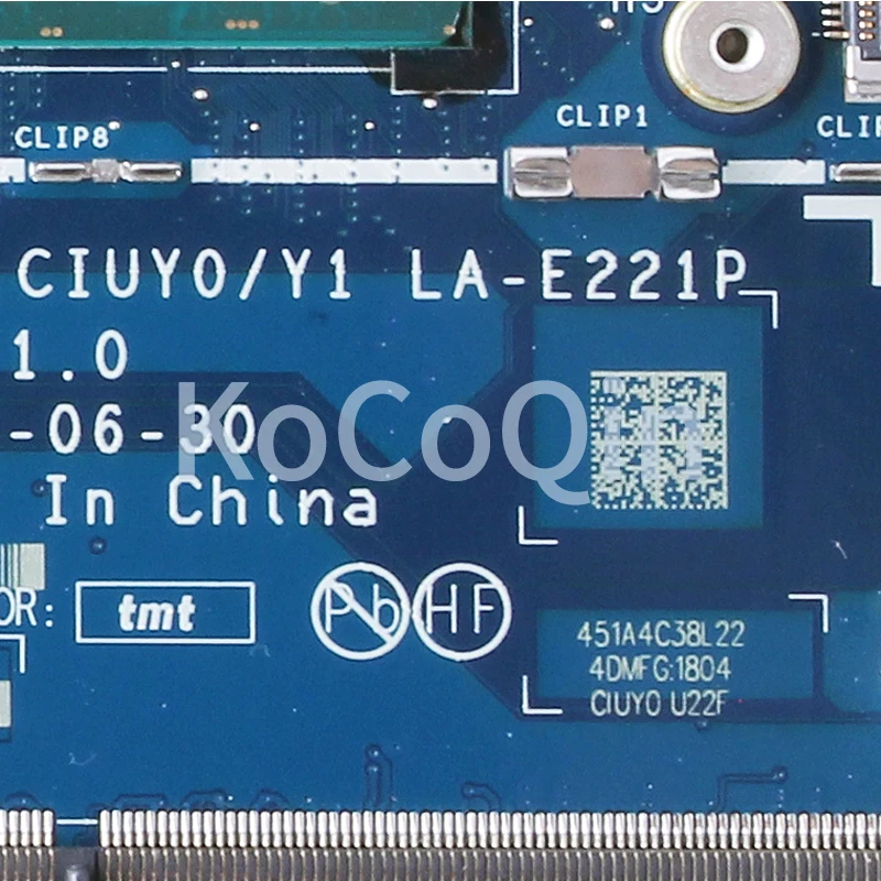 For Lenovo 510-14IKB Notebook Mainboard Laptop LA-E221P 5B20M32735 5B20M3932811 5B20M32797 I3-7100U i5-7200U Motherboard
For Lenovo 510-14IKB Notebook Mainboard Laptop LA-E221P 5B20M32735 5B20M3932811 5B20M32797 I3-7100U i5-7200U Motherboard