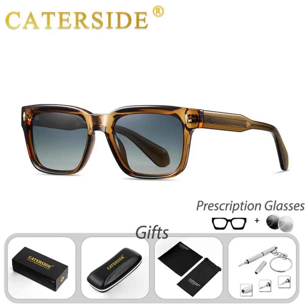 CATERSIDE Men's Fashion Prescription Glasses Premium Acetate Fiber Frame Square Lenses Optical Glasses Women's Reading Glasses
CATERSIDE Men's Fashion Prescription Glasses Premium Acetate Fiber Frame Square Lenses Optical Glasses Women's Reading Glasses