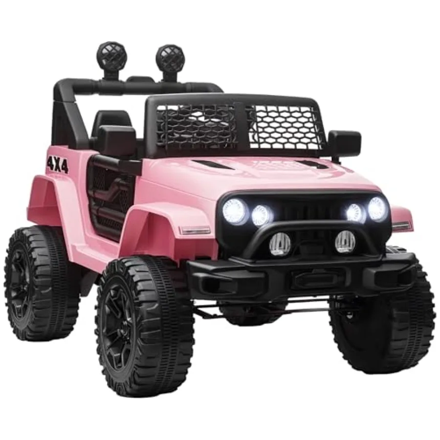12V Ride On Truck with Parent Remote Control Battery Powered Electric Car with Spring Suspension Adjustable Speed LED Lights a
12V Ride On Truck with Parent Remote Control Battery Powered Electric Car with Spring Suspension Adjustable Speed LED Lights a