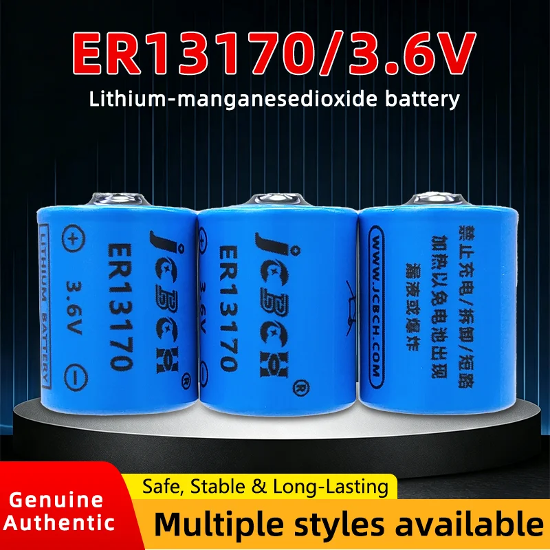 JCBCH ER13170 Disposable lithium battery 3.6V smoke alarm motherboard servo driver equipment controller gas detector
JCBCH ER13170 Disposable lithium battery 3.6V smoke alarm motherboard servo driver equipment controller gas detector