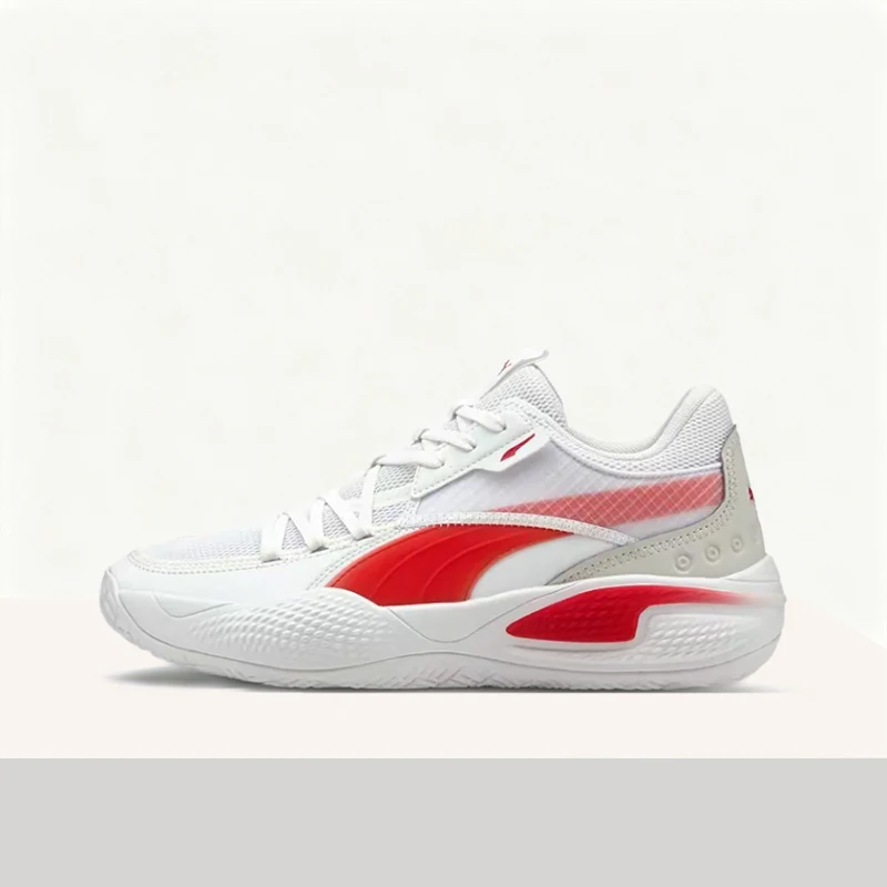 PUMA Court Rider 1.0 Premium Fashionable Durable Cushioned Supportive Low-Top Basketball Shoes for Men, Red and White 195660-01
PUMA Court Rider 1.0 Premium Fashionable Durable Cushioned Supportive Low-Top Basketball Shoes for Men, Red and White 195660-01
