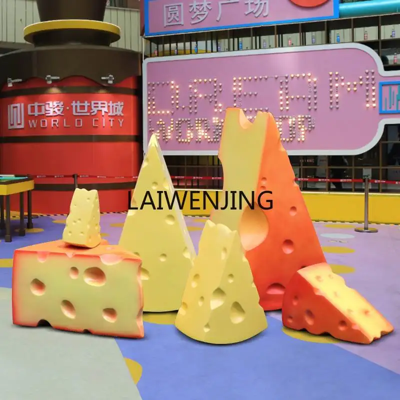 HLZ simulation cheese sculpture model dessert ornament fiberglass outdoor decoration
HLZ simulation cheese sculpture model dessert ornament fiberglass outdoor decoration
