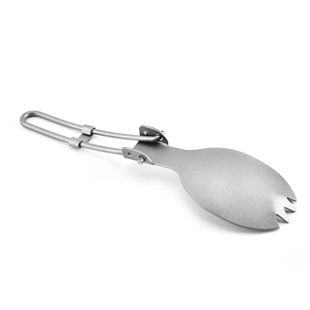 Durable Titanium Foldable Spoon Portable Camping Picnic Tableware Travel Outdoor Utensil Use Titanium Foldable Spoon
Durable Titanium Foldable Spoon Portable Camping Picnic Tableware Travel Outdoor Utensil Use Titanium Foldable Spoon