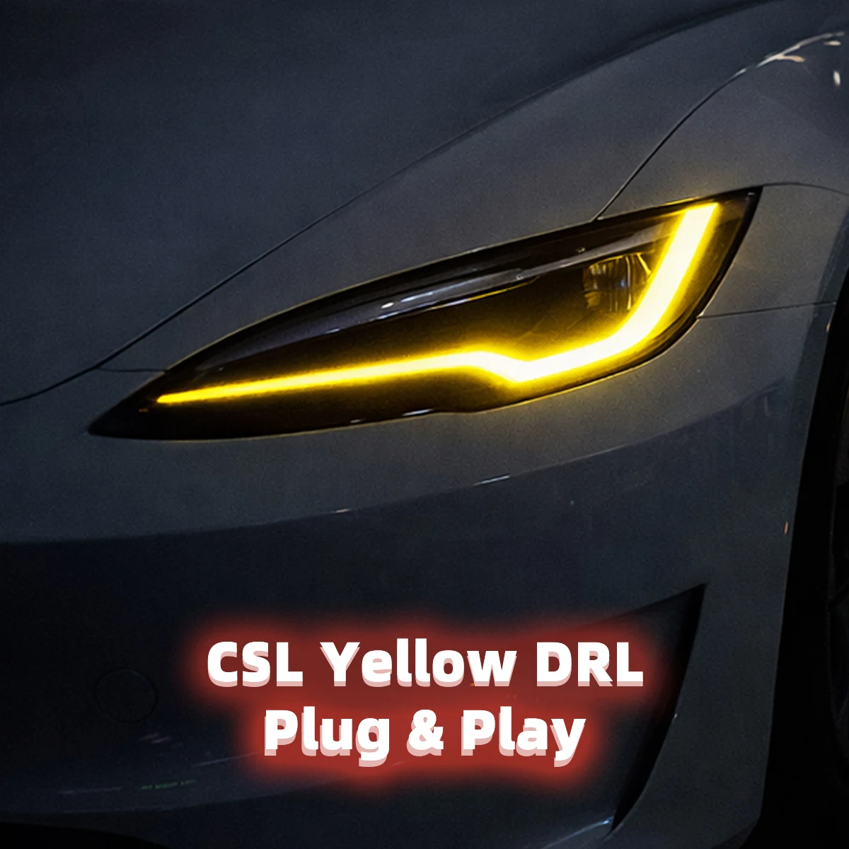 For Tesla Model 3 2023-2025 CSL Yellow LED DRL Module Plug and Play OEM Fit Error Free Daytime Running Light
For Tesla Model 3 2023-2025 CSL Yellow LED DRL Module Plug and Play OEM Fit Error Free Daytime Running Light