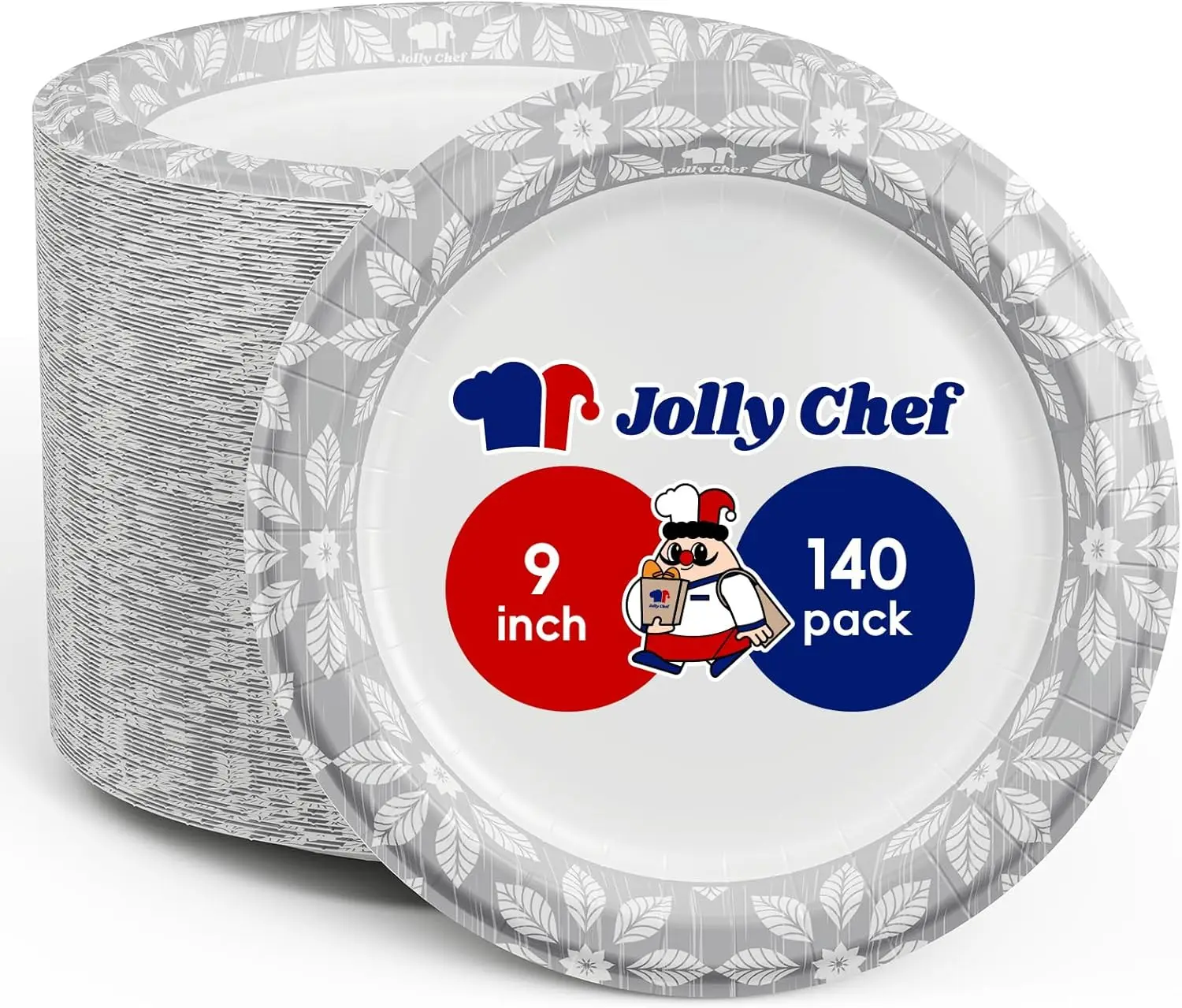140 Pack 9 Inch Disposable Paper Plates, Soak Proof, Cut Proof, Heavy Duty for Everyday Use
140 Pack 9 Inch Disposable Paper Plates, Soak Proof, Cut Proof, Heavy Duty for Everyday Use