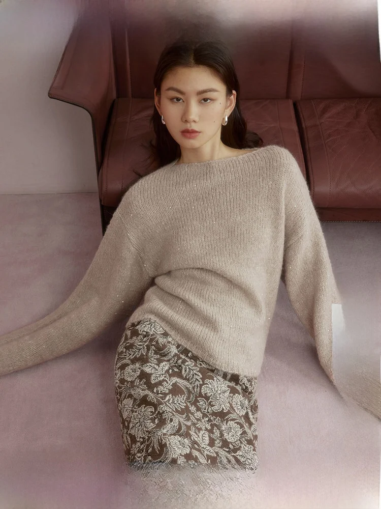 Lazy Sle Women's Knitwear Sweater Soft Gentle Radiance Winter Comfortable Overhead irt Commute Sle Loose Fit Long Sve
Lazy Sle Women's Knitwear Sweater Soft Gentle Radiance Winter Comfortable Overhead irt Commute Sle Loose Fit Long Sve