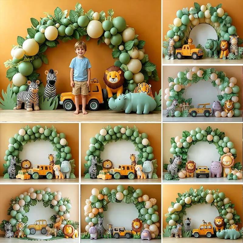 LS Photography Background Tropical Jungle Arch Balloon Decor Cake Smash 1st Birthday Kids Portrait Backdrop Photo Studio
LS Photography Background Tropical Jungle Arch Balloon Decor Cake Smash 1st Birthday Kids Portrait Backdrop Photo Studio