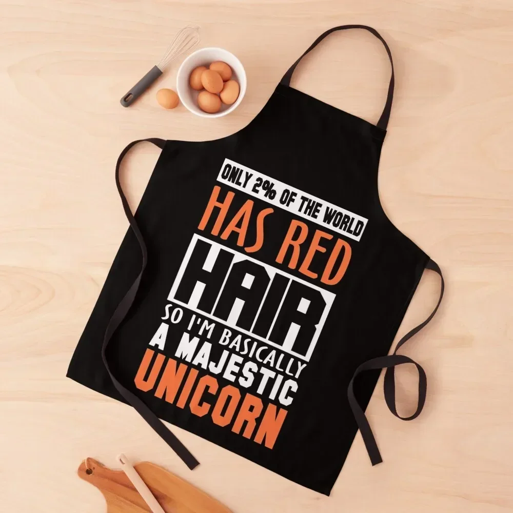 Only 2% of the World Has Red Hair, So I'm Basically a Majestic Unicorn Apron Kitchen Kitchen Items For Home Woman Kitchens Apron
Only 2% of the World Has Red Hair, So I'm Basically a Majestic Unicorn Apron Kitchen Kitchen Items For Home Woman Kitchens Apron