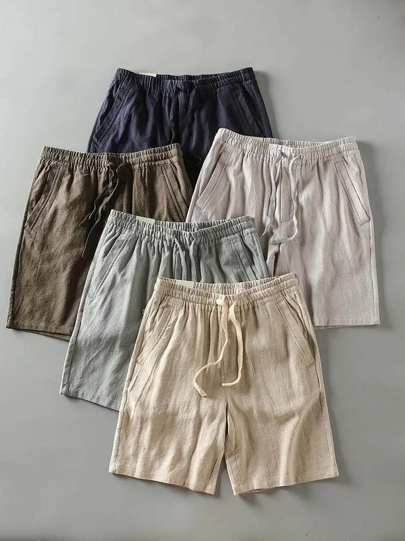 Men's Cotton Linen Blend Casual Shorts Breathable Comfortable Summer Mid-Calf Pants Versatile Simple Style City Walk Suitable
Men's Cotton Linen Blend Casual Shorts Breathable Comfortable Summer Mid-Calf Pants Versatile Simple Style City Walk Suitable