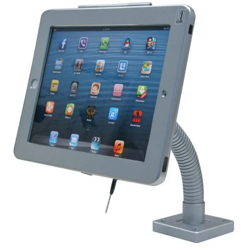for iPad 2/3/4 /air/pro 9.7" table gooseneck lock mount display on restaurant / security desktop holder mounting on shop
for iPad 2/3/4 /air/pro 9.7" table gooseneck lock mount display on restaurant / security desktop holder mounting on shop