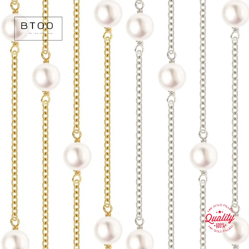 Цепочка с наполнителем золота 14 карат, незаконченная цепочка, цепочка с белым жемчугом, ювелирные изделия, цепочка «сделай сам», цепочка с подвеской из бисера,
Цепочка с наполнителем золота 14 карат, незаконченная цепочка, цепочка с белым жемчугом, ювелирные изделия, цепочка «сделай сам», цепочка с подвеской из бисера,