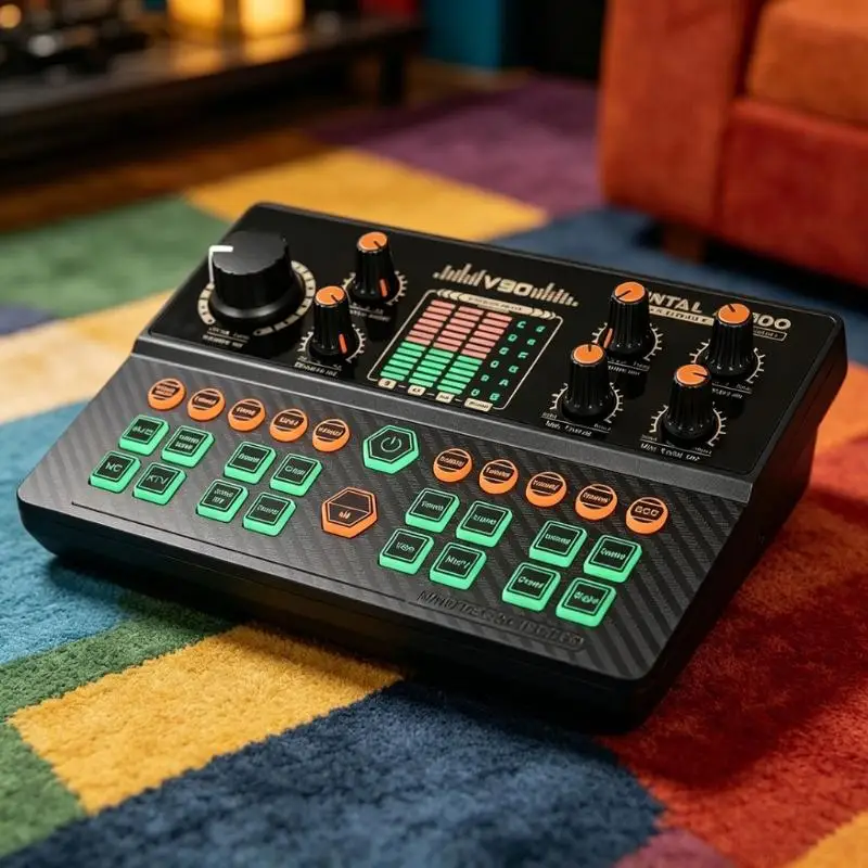 U2JB Professional Live Sound Card Sound Mixer Portable DJ Mixer Board Live Recording Device for Live Streaming Enduring
U2JB Professional Live Sound Card Sound Mixer Portable DJ Mixer Board Live Recording Device for Live Streaming Enduring