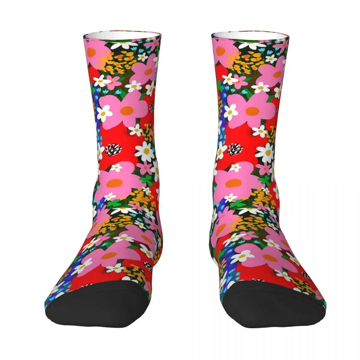 Носки Flower Power, впитывающие пот чулки в стиле Харадзюку, всесезонные длинные носки, аксессуары для подарка на день рождения унисекс
Носки Flower Power, впитывающие пот чулки в стиле Харадзюку, всесезонные длинные носки, аксессуары для подарка на день рождения унисекс