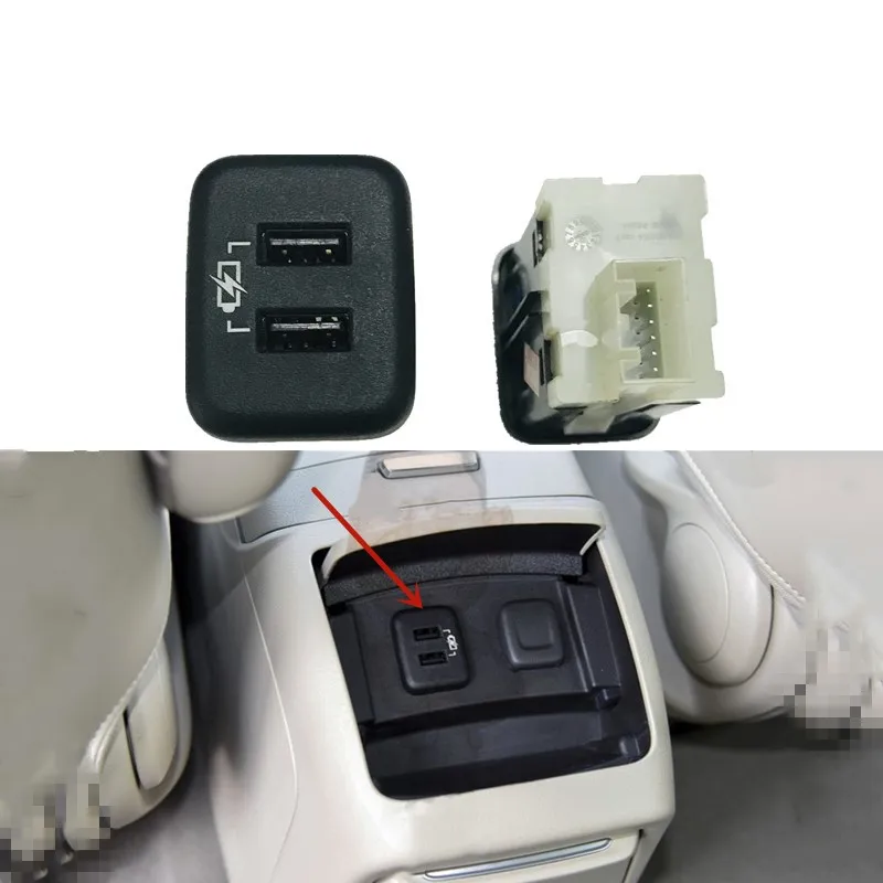 Вспомогательный разъем центральной консоли, двойной USB-порт для зарядки для GM Regal Enclave Acadia XT5 Traverse Malibu Bolt Cruze 13-19
Вспомогательный разъем центральной консоли, двойной USB-порт для зарядки для GM Regal Enclave Acadia XT5 Traverse Malibu Bolt Cruze 13-19