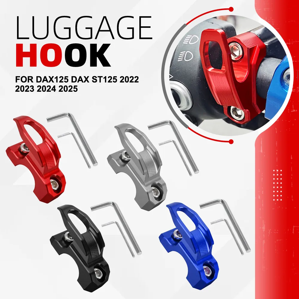 Hanger Handlebar Helmet Hook Holder For DAX125 DAX ST125 2022 2023 2024 2025 Motorcycle Accessories Luggage Bag Hook Holder
Hanger Handlebar Helmet Hook Holder For DAX125 DAX ST125 2022 2023 2024 2025 Motorcycle Accessories Luggage Bag Hook Holder