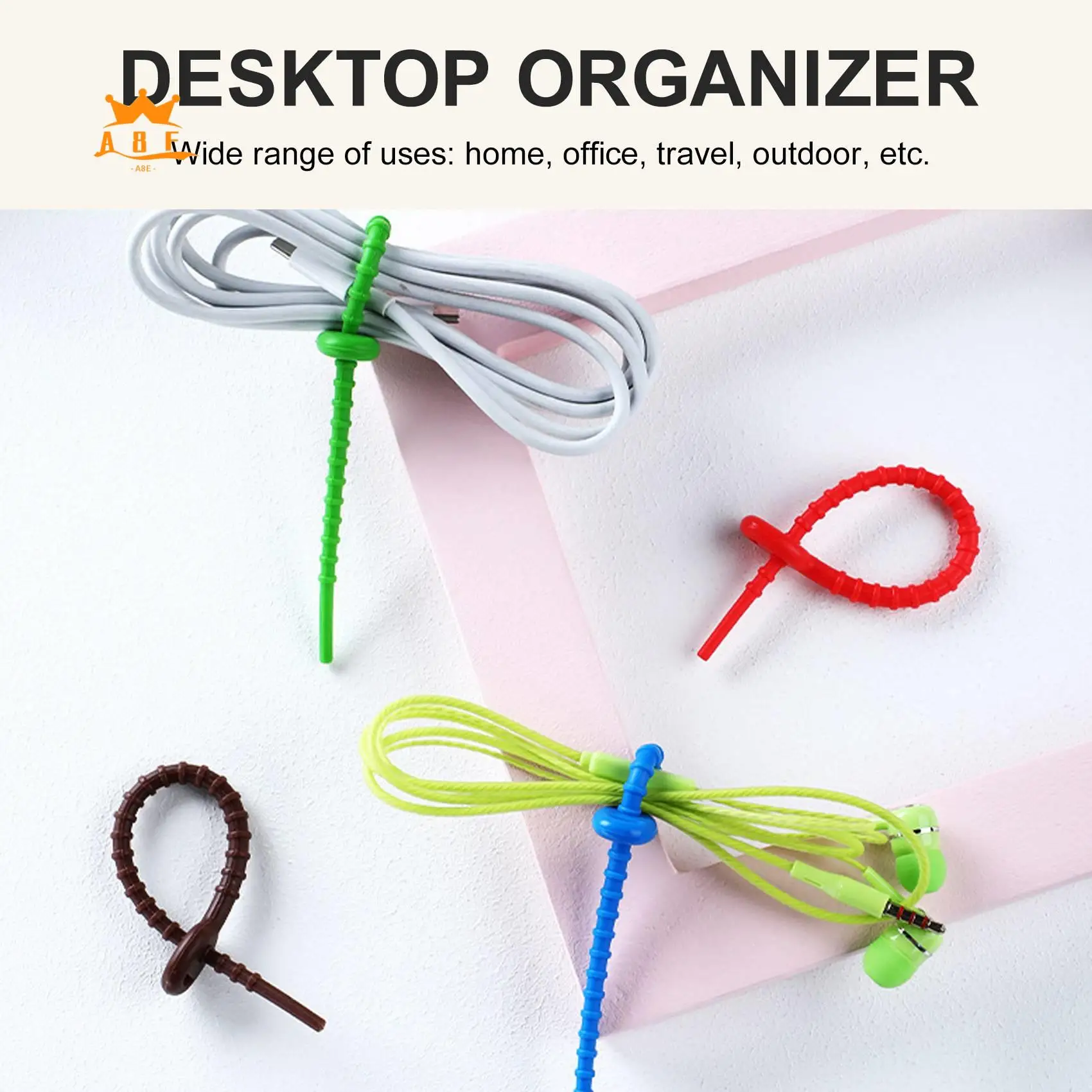 A08E-Silicone Cable Ties,Durable Zip Ties, Bag Seal Clips, Cable Straps, Bread Ties, Rubber Twist Ties For Home Office
A08E-Silicone Cable Ties,Durable Zip Ties, Bag Seal Clips, Cable Straps, Bread Ties, Rubber Twist Ties For Home Office