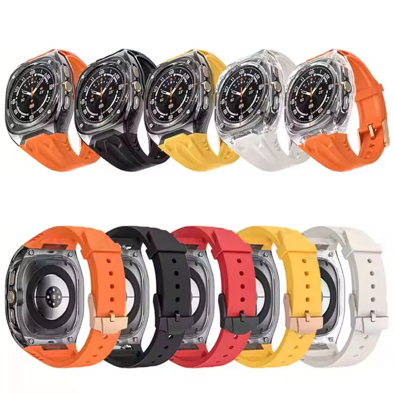 Mod Kit Strap+Case for Samsung Galaxy Watch 7 Ultra 47mm Silicone Loop Band Bracelet for Galaxy Watch Ultra Men Sport Wristband
Mod Kit Strap+Case for Samsung Galaxy Watch 7 Ultra 47mm Silicone Loop Band Bracelet for Galaxy Watch Ultra Men Sport Wristband