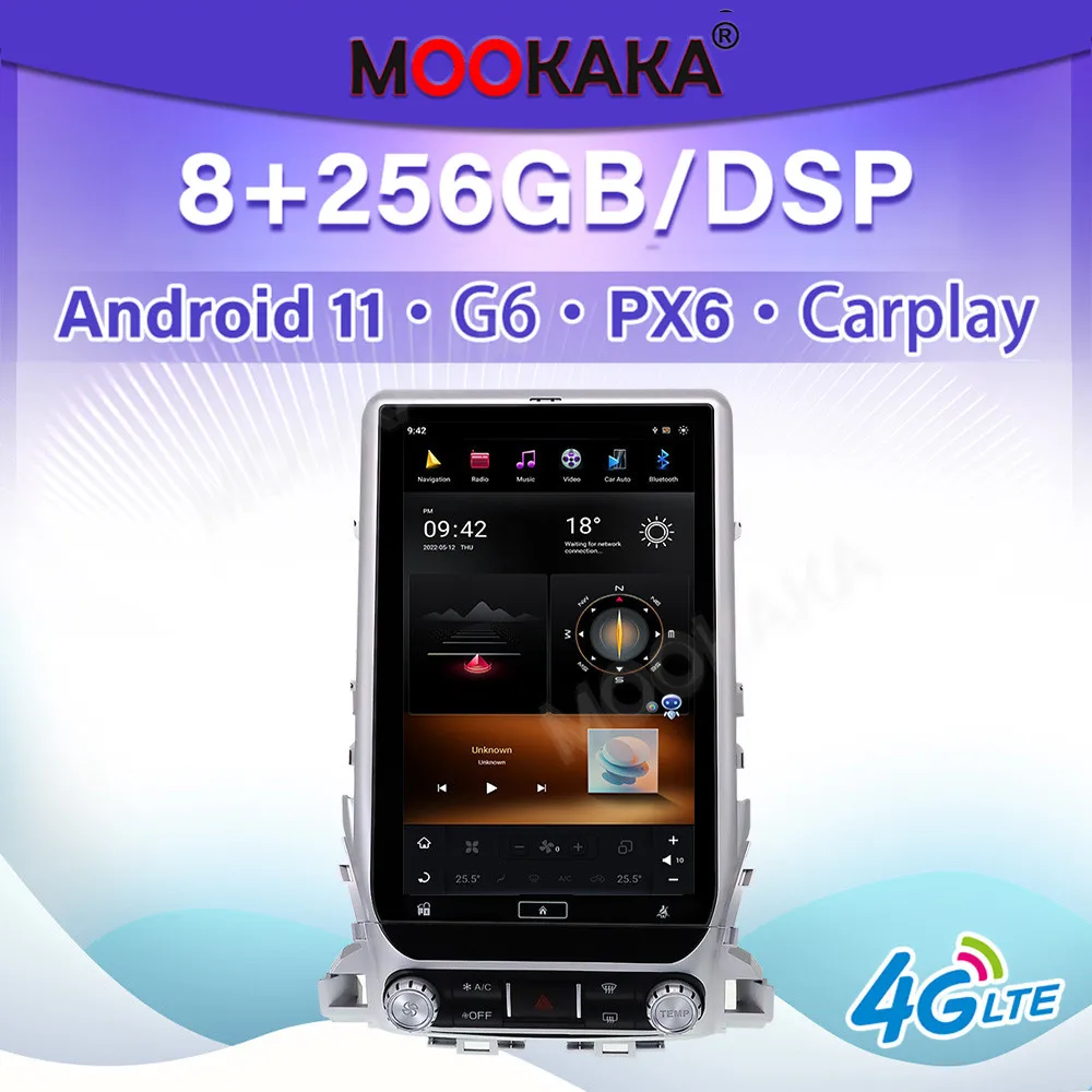 Для Toyota Land Cruiser LC200 2016-2018 Android 11 автомобильный мультимедийный плеер авторадио GPS навигация аудио стерео
Для Toyota Land Cruiser LC200 2016-2018 Android 11 автомобильный мультимедийный плеер авторадио GPS навигация аудио стерео