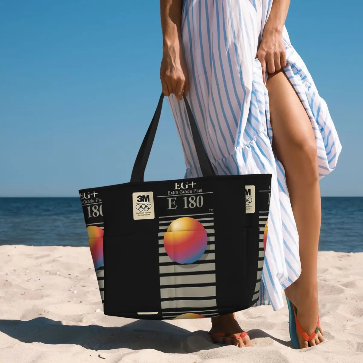VHS Scotch E180 Beach Tote Bag Sport Gym Yoga Duffle Large Tote Bag Women Travel Bag Fitness bag
VHS Scotch E180 Beach Tote Bag Sport Gym Yoga Duffle Large Tote Bag Women Travel Bag Fitness bag