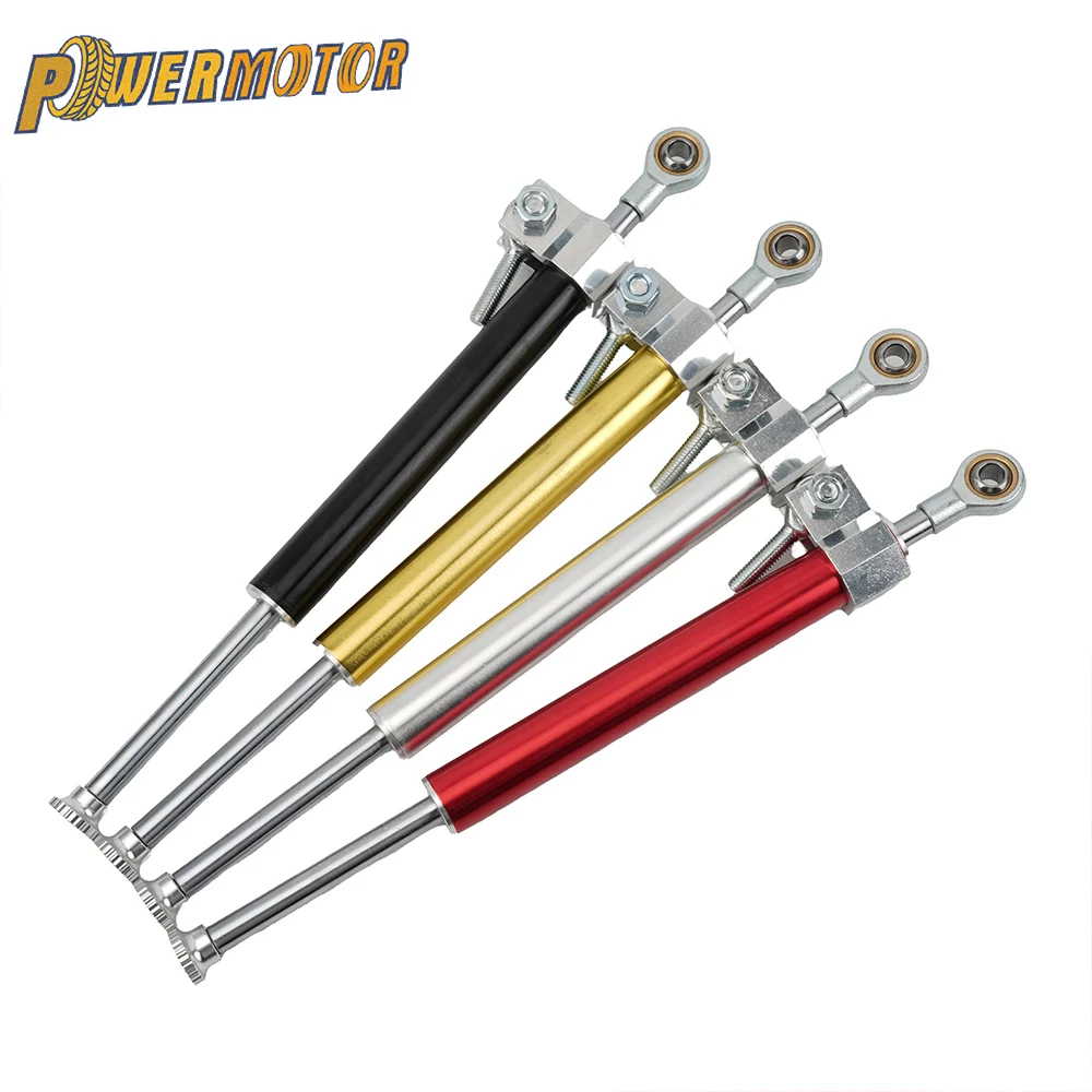 Universal Motorcycle Adjustable Steering Damper Absorber Aluminum Safe Control for Yamaha Kawasaki Suzuki Retrofit Accessories
Universal Motorcycle Adjustable Steering Damper Absorber Aluminum Safe Control for Yamaha Kawasaki Suzuki Retrofit Accessories