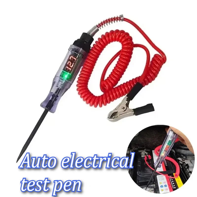 1 шт., автомобильная тестовая ручка для цепей, тестовая ручка с цифровым дисплеем, автомобильная тестовая лампа, цифровой дисплей, ручка для тестирования электрической цепи
1 шт., автомобильная тестовая ручка для цепей, тестовая ручка с цифровым дисплеем, автомобильная тестовая лампа, цифровой дисплей, ручка для тестирования электрической цепи