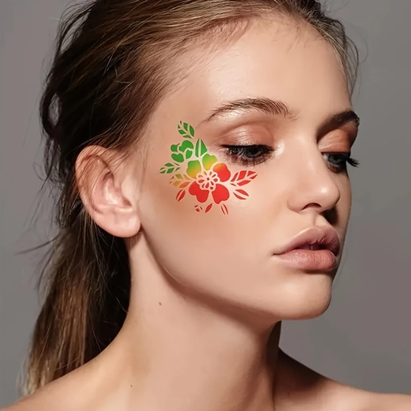 Набор из 16 трафаретов для рисования на лице и татуировок, шаблоны для рисования бровей, инструменты для макияжа на вечеринках, наклейки для красоты
Набор из 16 трафаретов для рисования на лице и татуировок, шаблоны для рисования бровей, инструменты для макияжа на вечеринках, наклейки для красоты