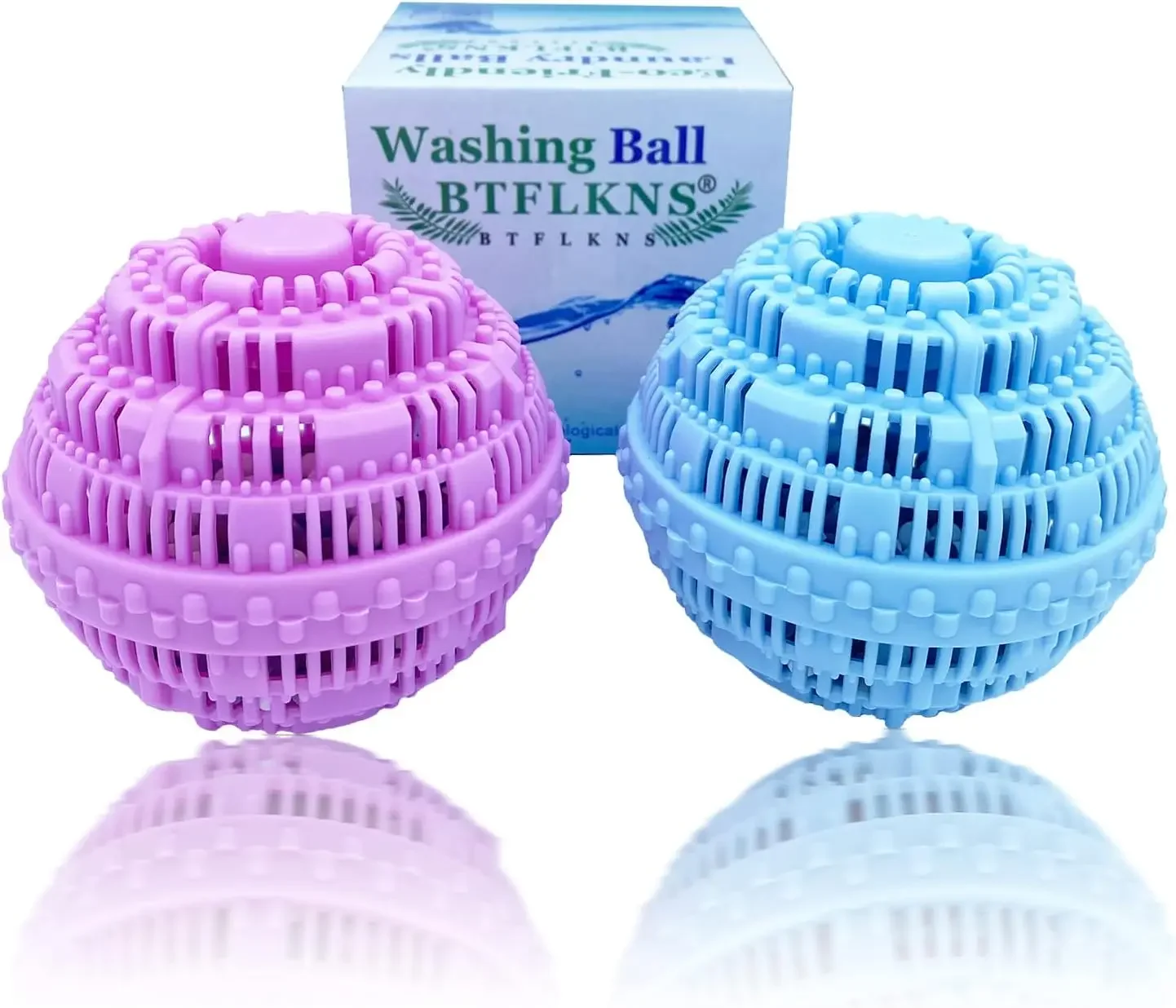 Eco-Friendly Laundry Balls Set, Natural Detergent Alternative For Washing Machines, Reusable Up To 2000 Washes (2pcs)
Eco-Friendly Laundry Balls Set, Natural Detergent Alternative For Washing Machines, Reusable Up To 2000 Washes (2pcs)