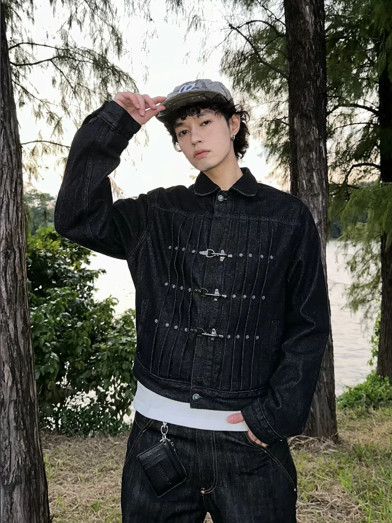 Classic American Sle Men's Streetwear ort Jeans Jaet with Airplane Bule Utili Cotton Denim Boxy Fit Fall Outerwear
Classic American Sle Men's Streetwear ort Jeans Jaet with Airplane Bule Utili Cotton Denim Boxy Fit Fall Outerwear