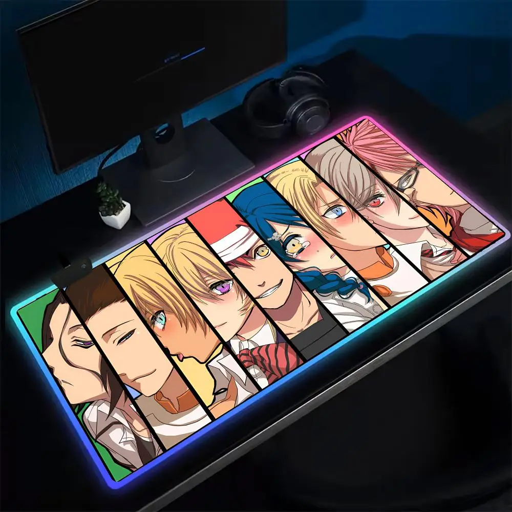 Коврик для мыши Food Wars, игровой коврик для мыши в стиле аниме, светодиодные настольные коврики с подсветкой, резиновые настольные коврики XXL RGB
Коврик для мыши Food Wars, игровой коврик для мыши в стиле аниме, светодиодные настольные коврики с подсветкой, резиновые настольные коврики XXL RGB